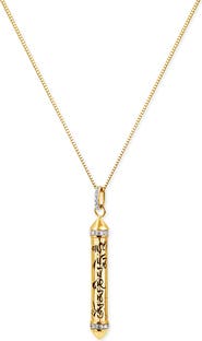Seven Saints On Mani Padme Hum White Topaz Prayer Necklace