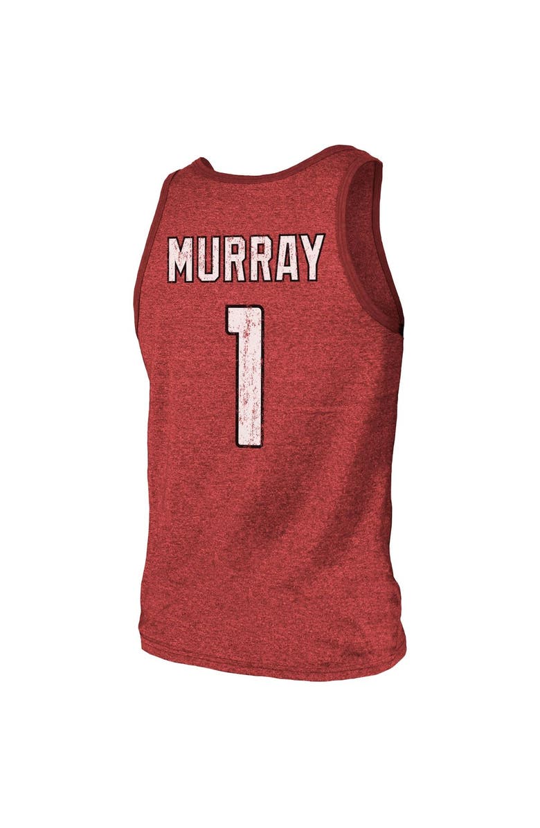 Majestic Threads Men's Fanatics Branded Kyler Murray Cardinal Arizona Cardinals Name & Number Tri-Blend Tank Top, Alternate, color,