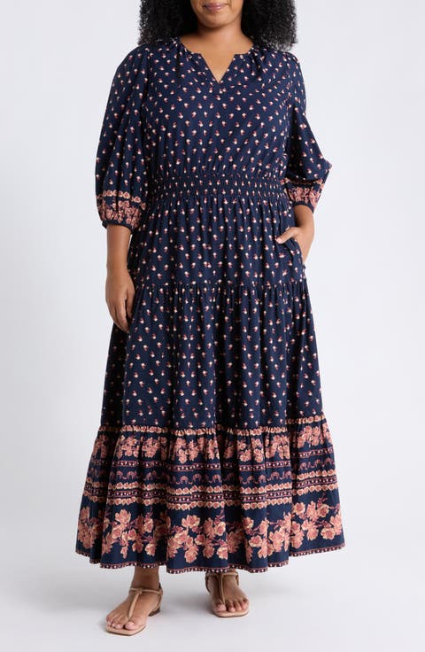 Floral Cotton Maxi Dress