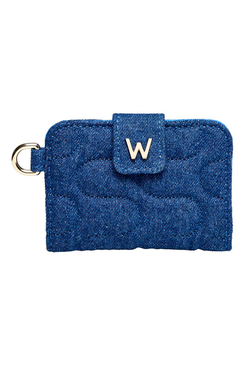 Mimi Swirl Card Case, Alternate, color, Denim