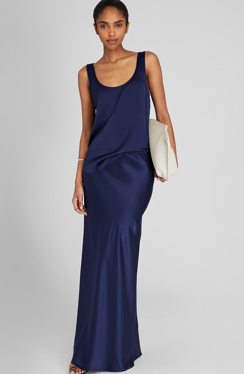 Club Monaco Silk Charmeuse Tank, Alternate, color, 