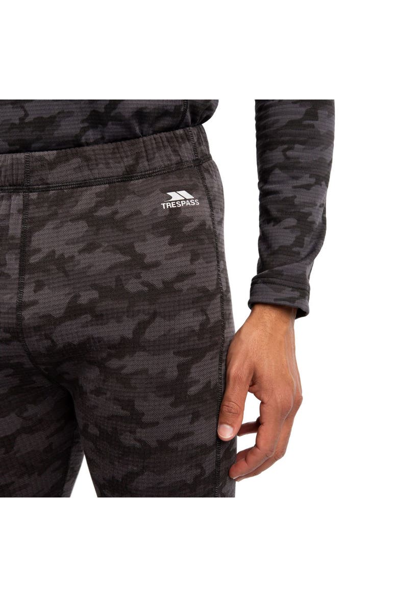 Derren Camo Base Layer Bottoms, Alternate, color, Dark Grey