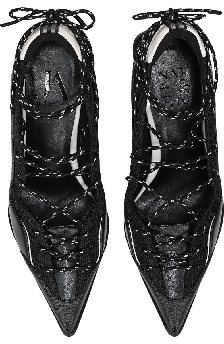 Naturalizer x June Ambrose Zyra Pointed Toe Sneaker Pump, Alternate, color, Black