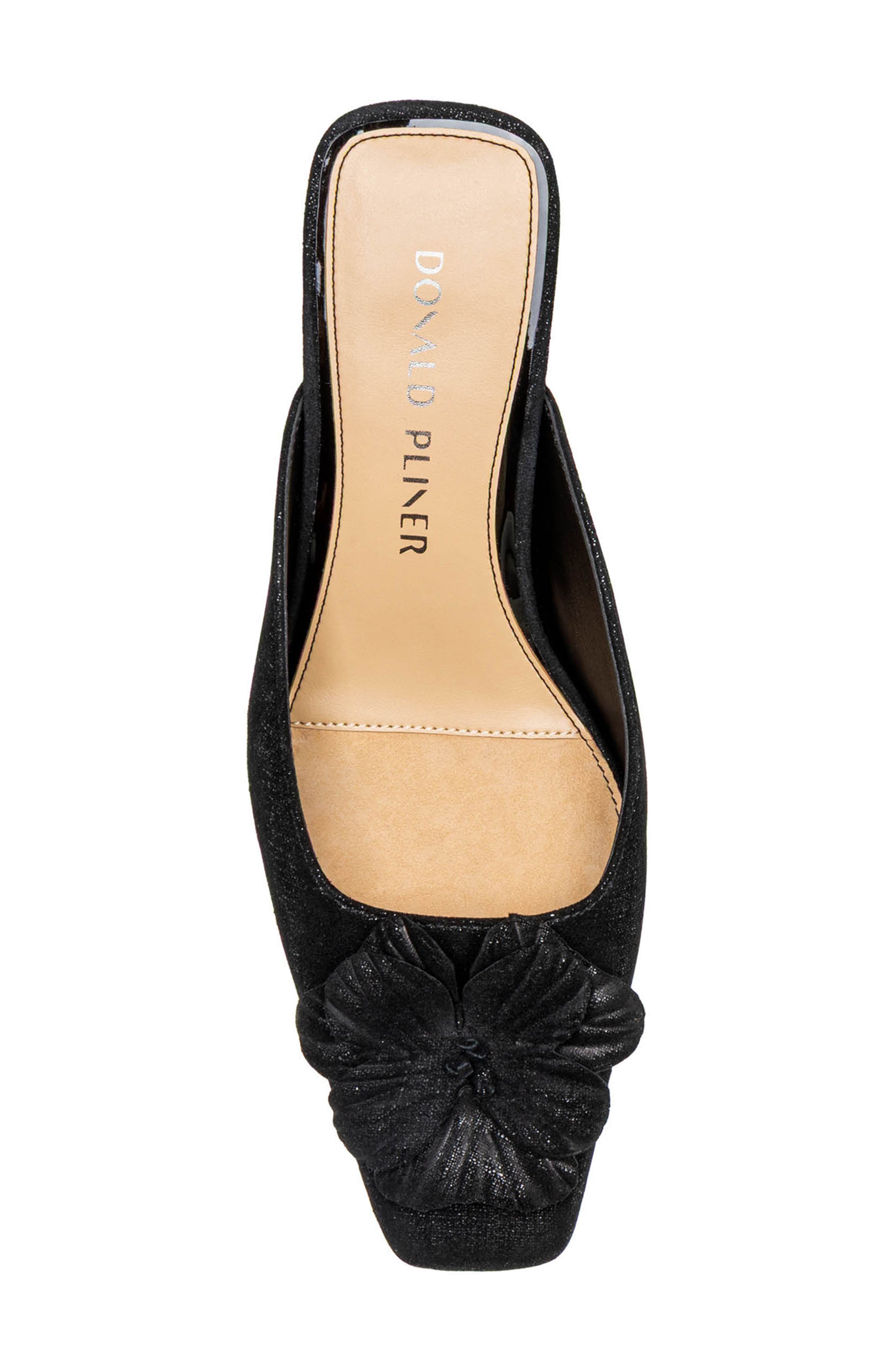 Kalinna Square Toe Mule, Alternate, color, BLACK