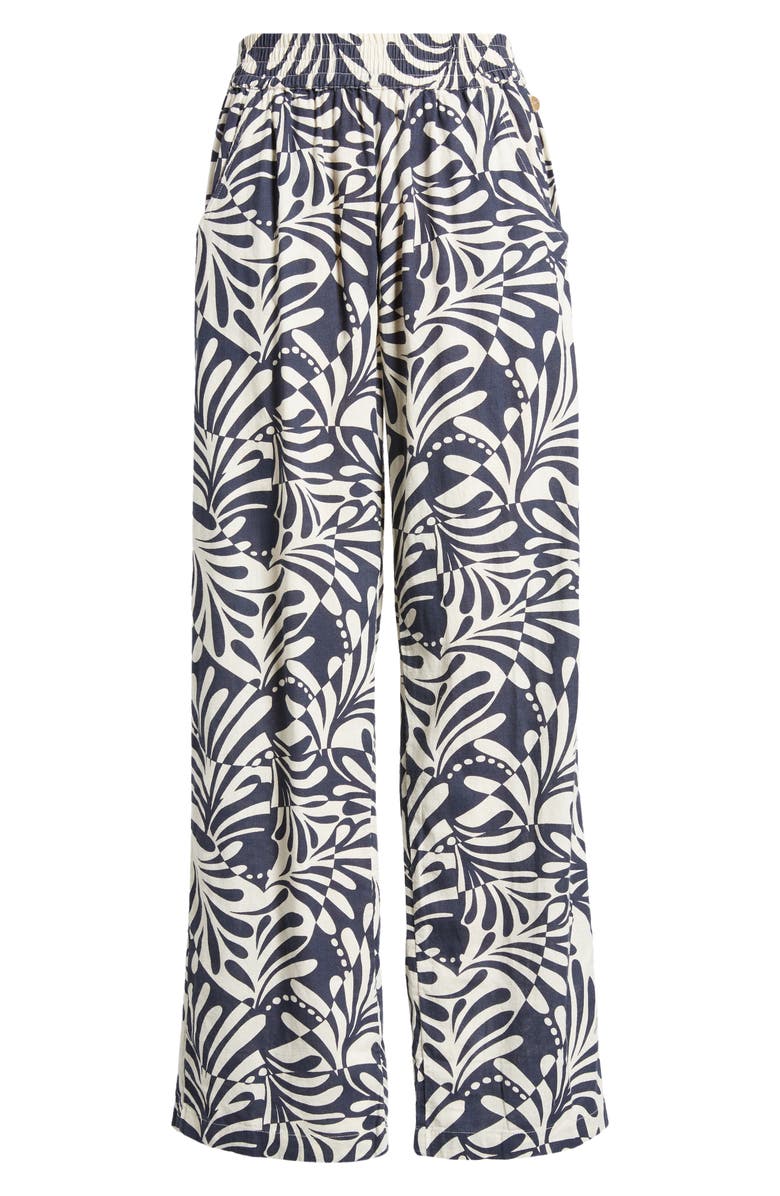 Rip Curl Afterglow Wide Leg Cotton Pants, Alternate, color, 