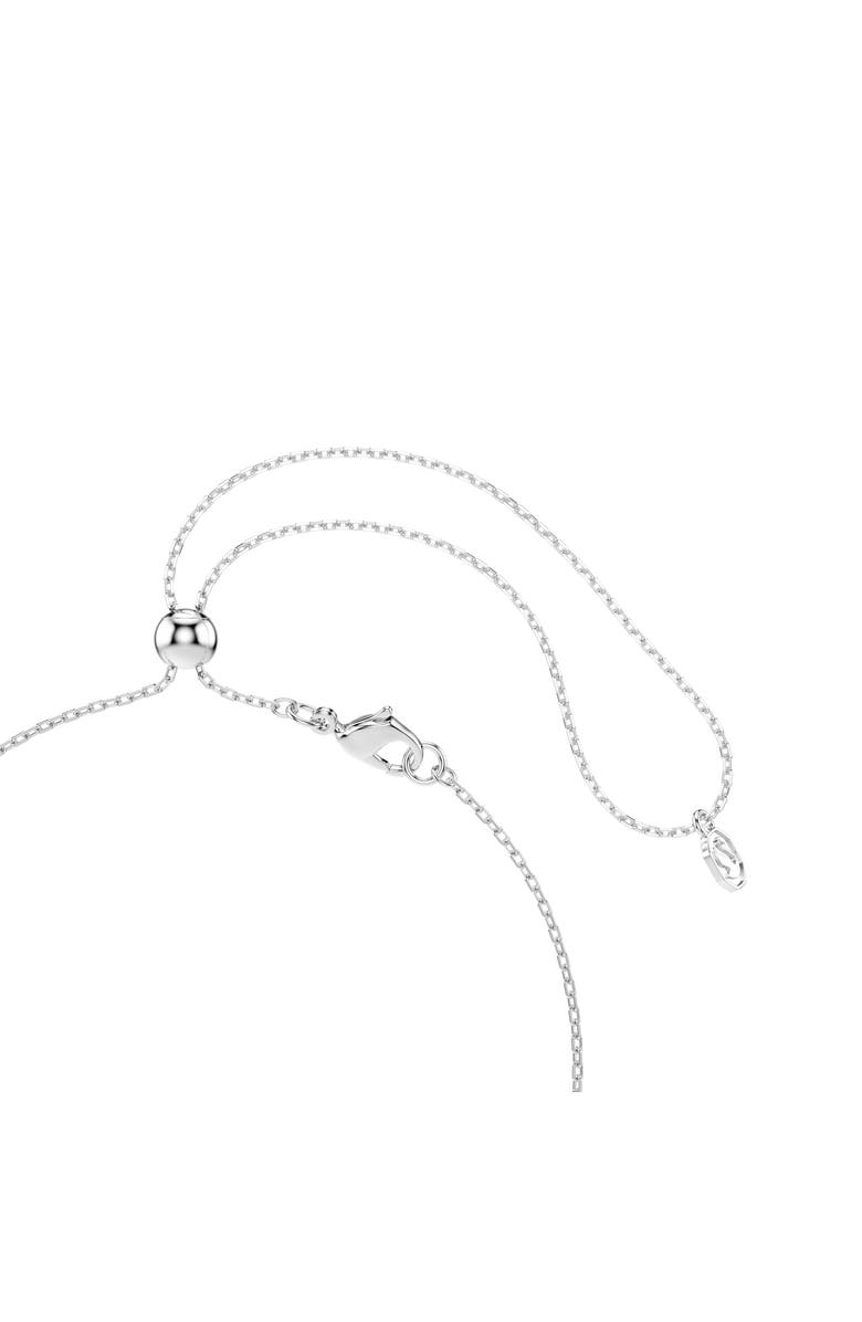 Swarovski x Ariana Grande Multicolor Crystal Y-Necklace, Alternate, color, Silver/ Multi