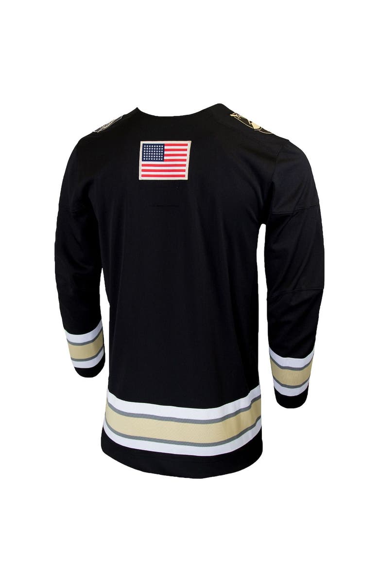 Nike Men's Nike Black Army Black Knights Replica College Hockey Jersey, Alternate, color, 