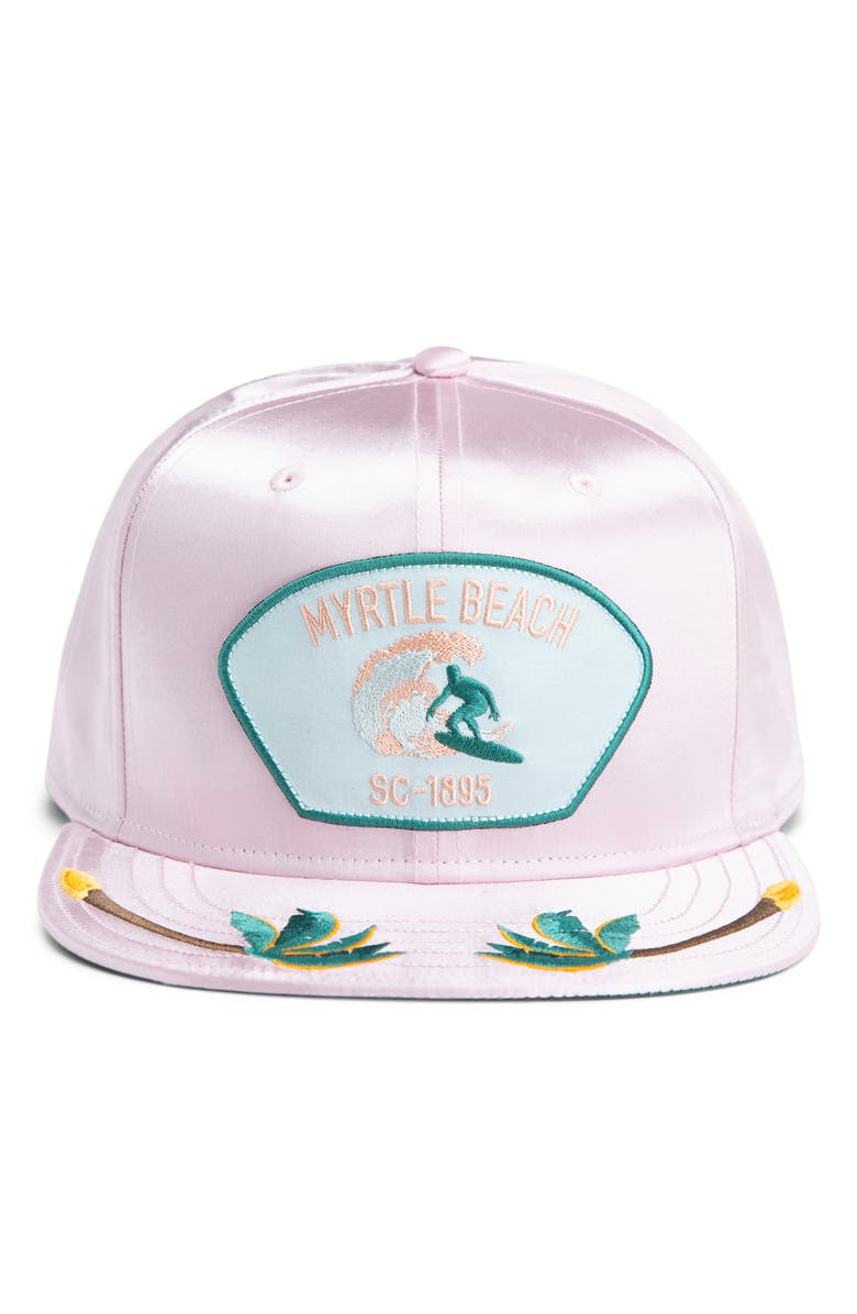 Goorin Bros. Dyrty Myrtle Adjustable Snapback Cap, Alternate, color, Coral Pink