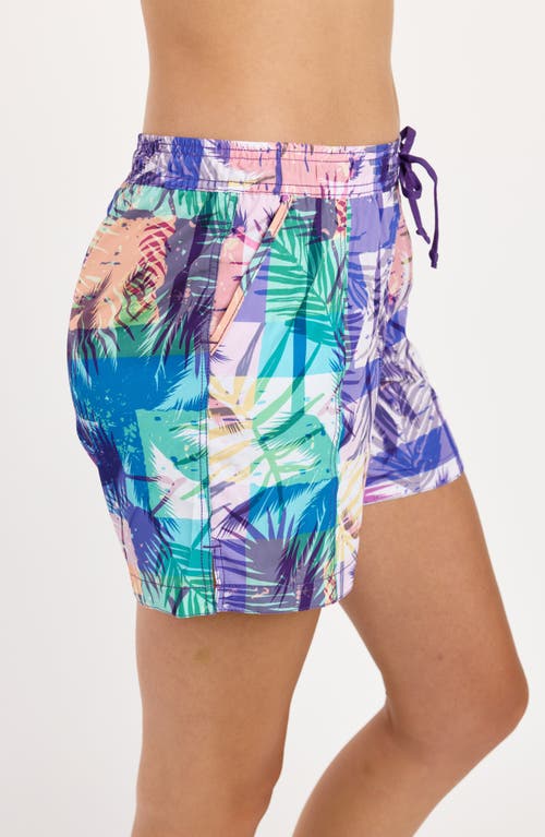 Calypsa 4" Board Shorts In Multi