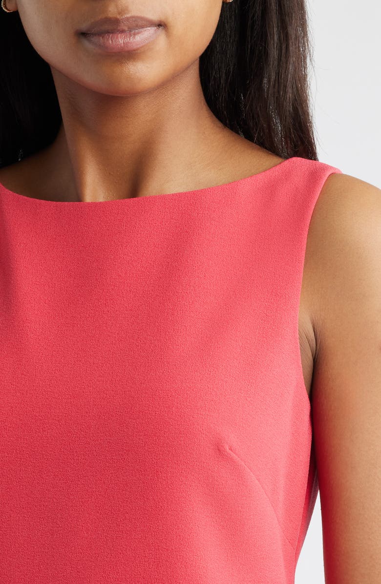 Vince Camuto Signature Sleeveless Stretch Crepe A-Line Dress, Alternate, color, 