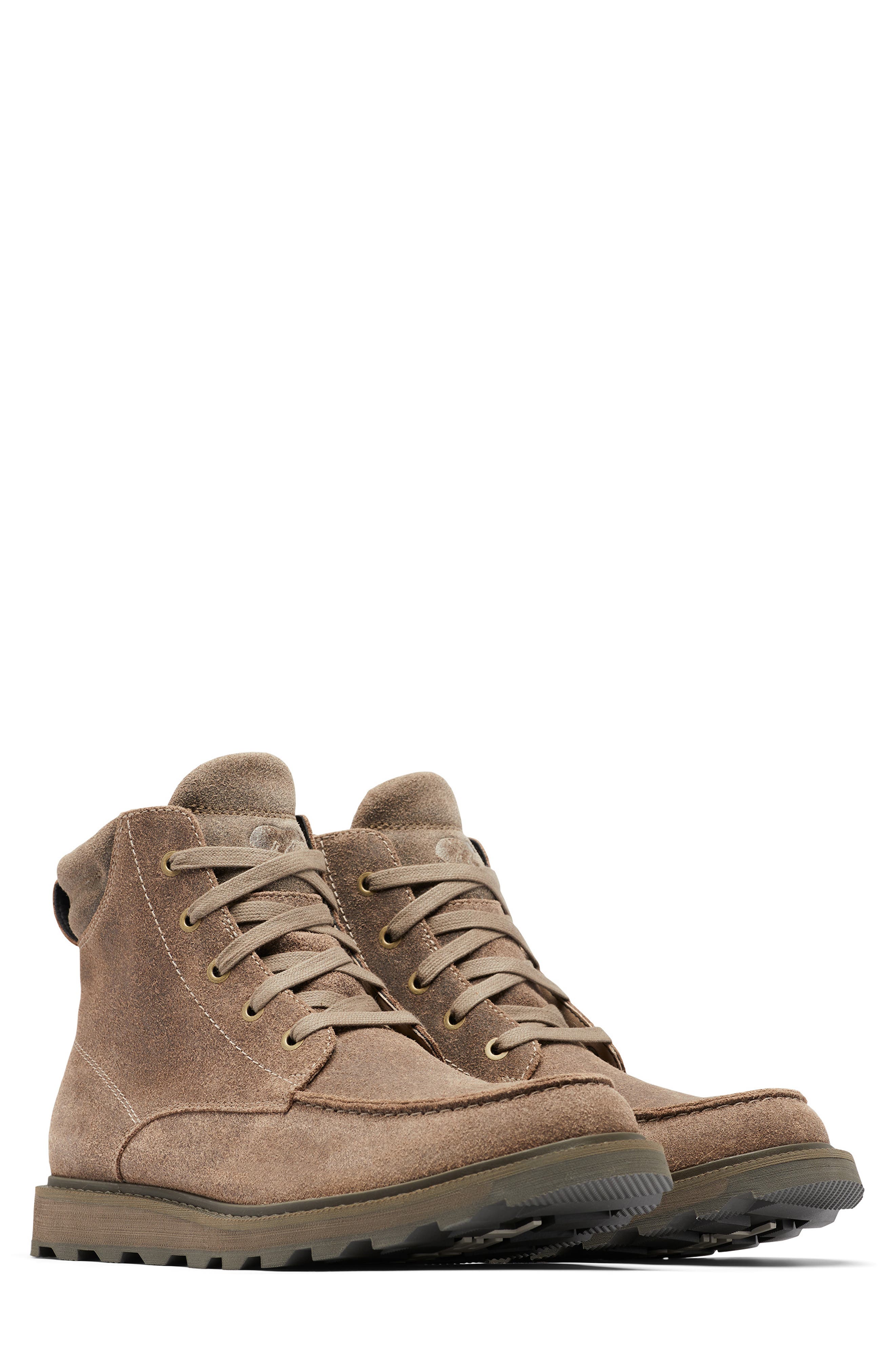 sorel madson ii moc toe tobacco Men's ll Waterproof Boot - Major, Wet Sand - 7 while the textile and synthetic lining offer a cozy fit Sorel Men's Madson II Moc