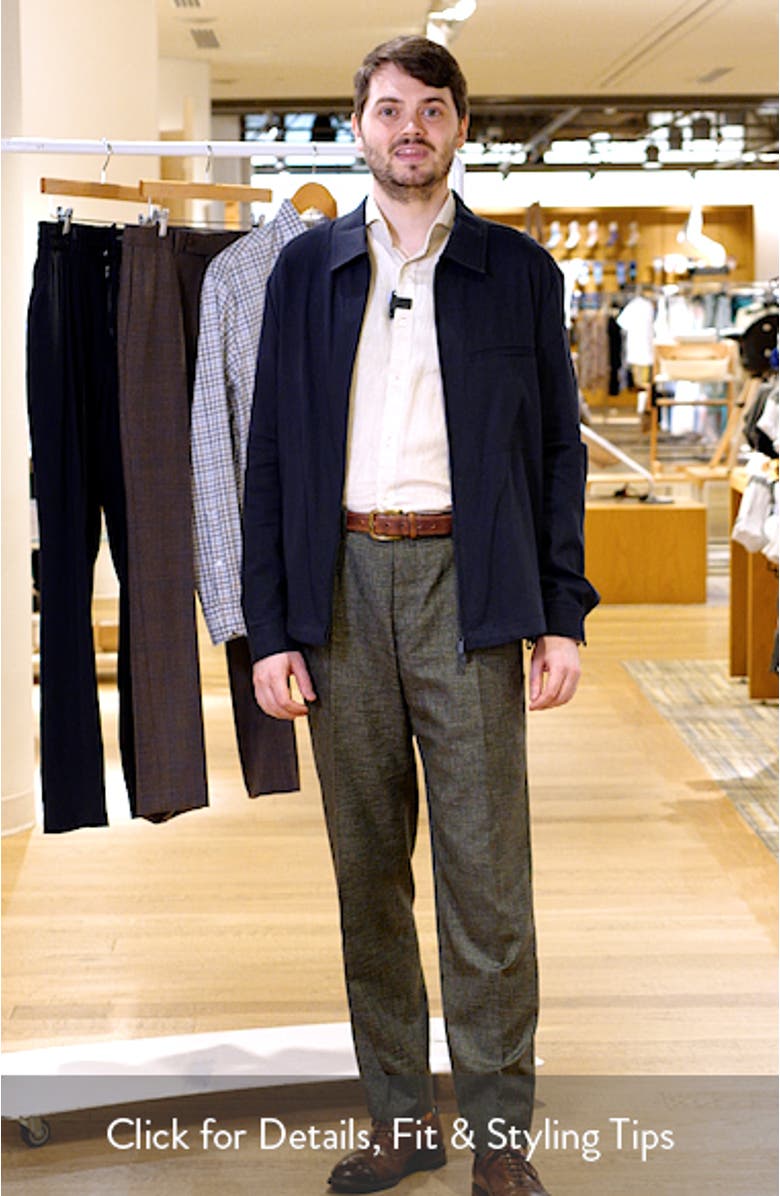 Carper Linen Blend Jacket, sales video thumbnail