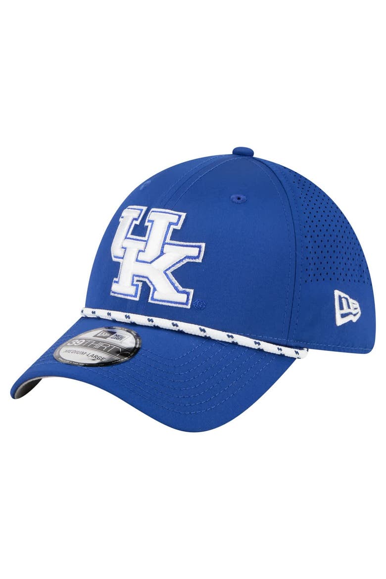 Men's New Era  Royal Kentucky Wildcats Rope 39THIRTY Flex Hat, Alternate, color, Royal