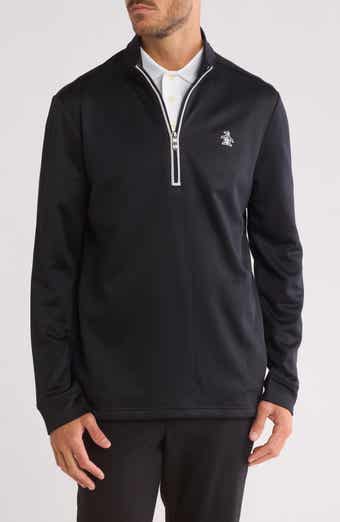 ORIGINAL PENGUIN GOLF Long Sleeve Half-Zip Fleece Pullover