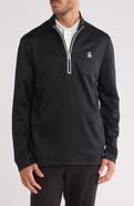 ORIGINAL PENGUIN GOLF Long Sleeve Half-Zip Fleece Pullover
