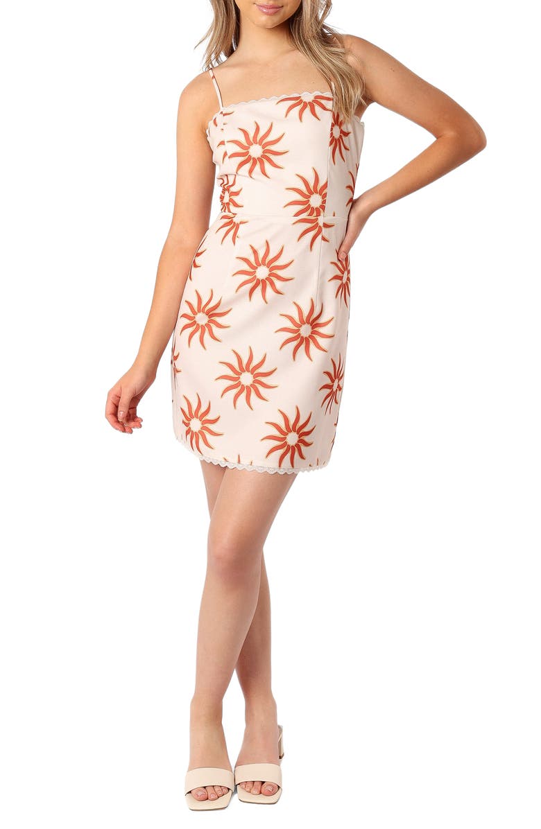 Petal & Pup Roland Body-Con Dress, Main, color, Soleil