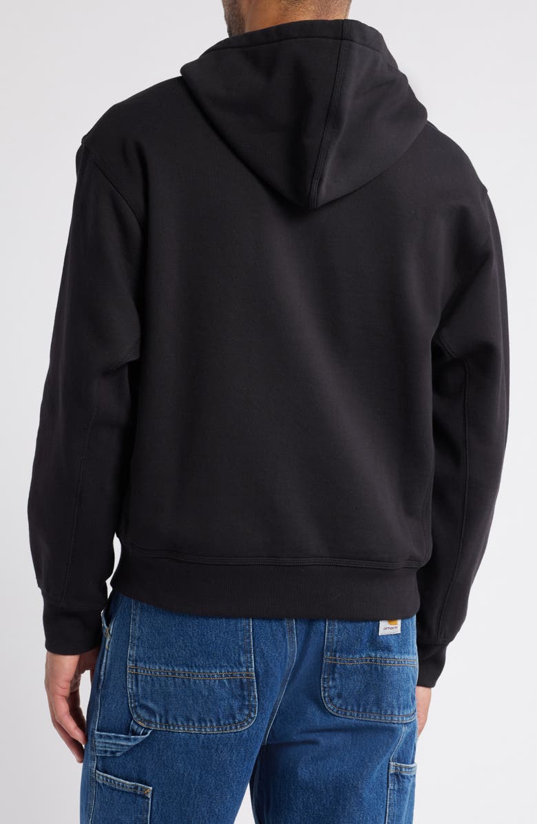 Carhartt Work In Progress American Script Cotton Blend Hoodie, Alternate, color,
