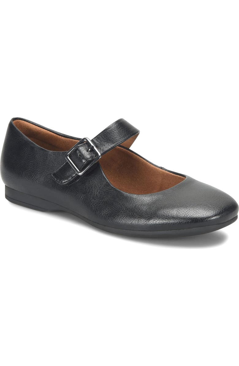 EUROSOFT Kendal Mary Jane Flat, Main, color, Black