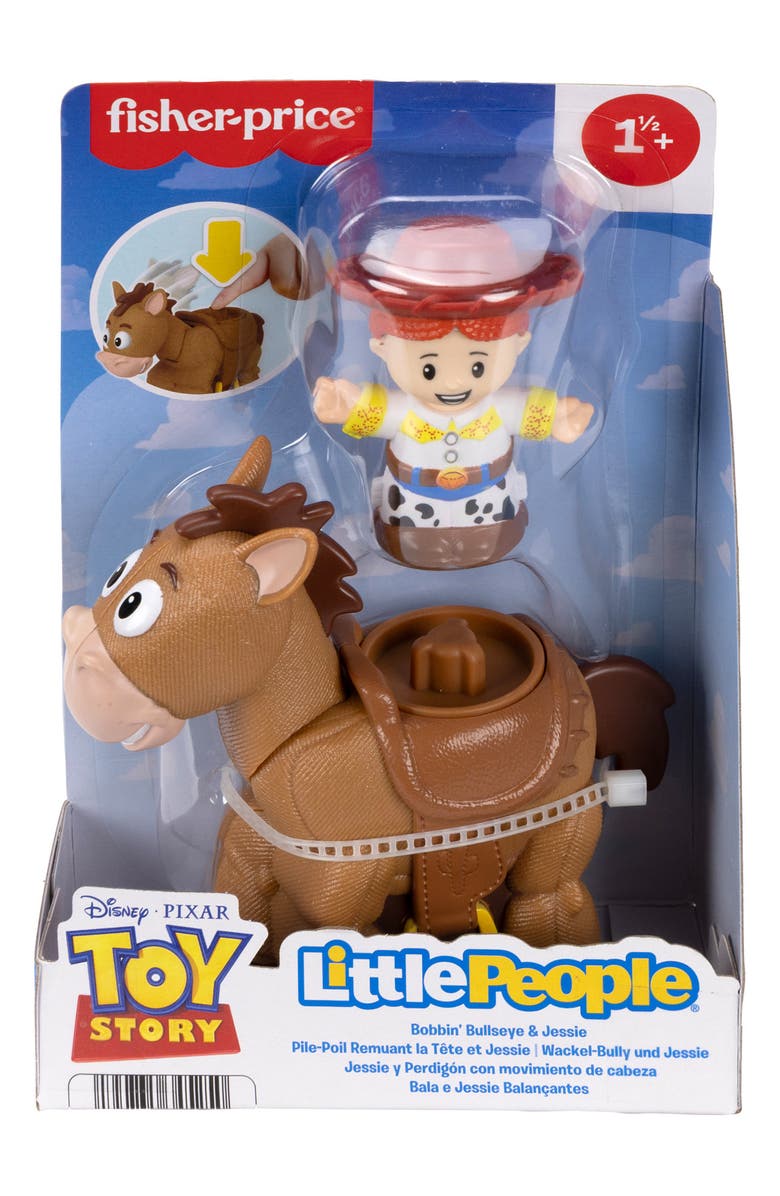 FISHER PRICE Little People Disney Pixar Toy Story Bobbin’ Bullseye & Jessie, Toddler Figure Set, Alternate, color, Asstorted