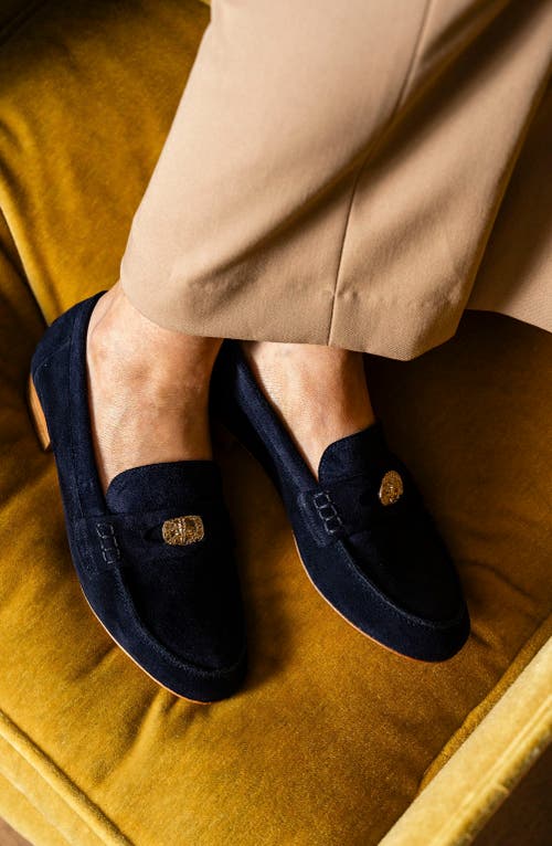 Patricia Green Vince Penny Loafer In Blue