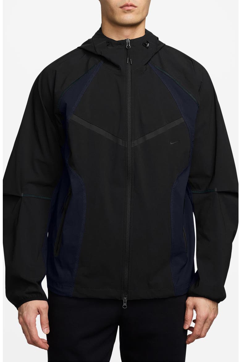 Nike Tech Dri-FIT Woven Oversize Hooded Stretch Nylon Zip Jacket