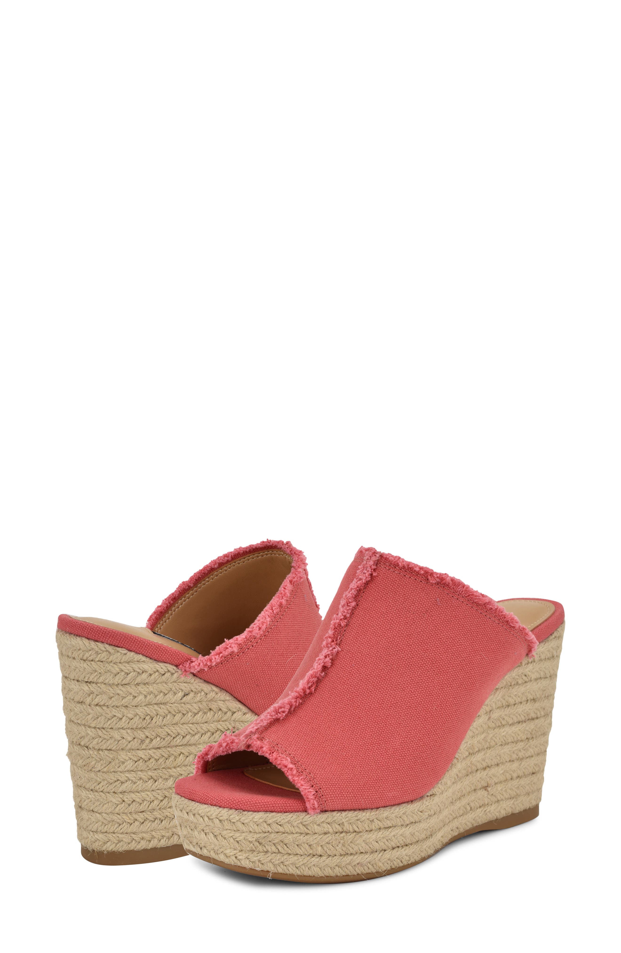 Baja Platform Wedge Sandal, Alternate, color, MEDIUM PINK