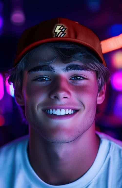 Dalix Lightning Cap In Red