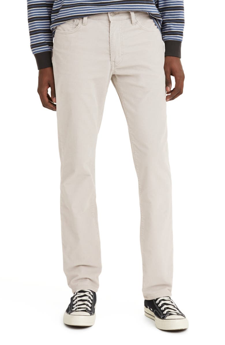 Levi's<sup>®</sup> 511<sup>™</sup> Slim Fit Corduroy Pants, Main, color, Nacreous Clouds S 14W Cord