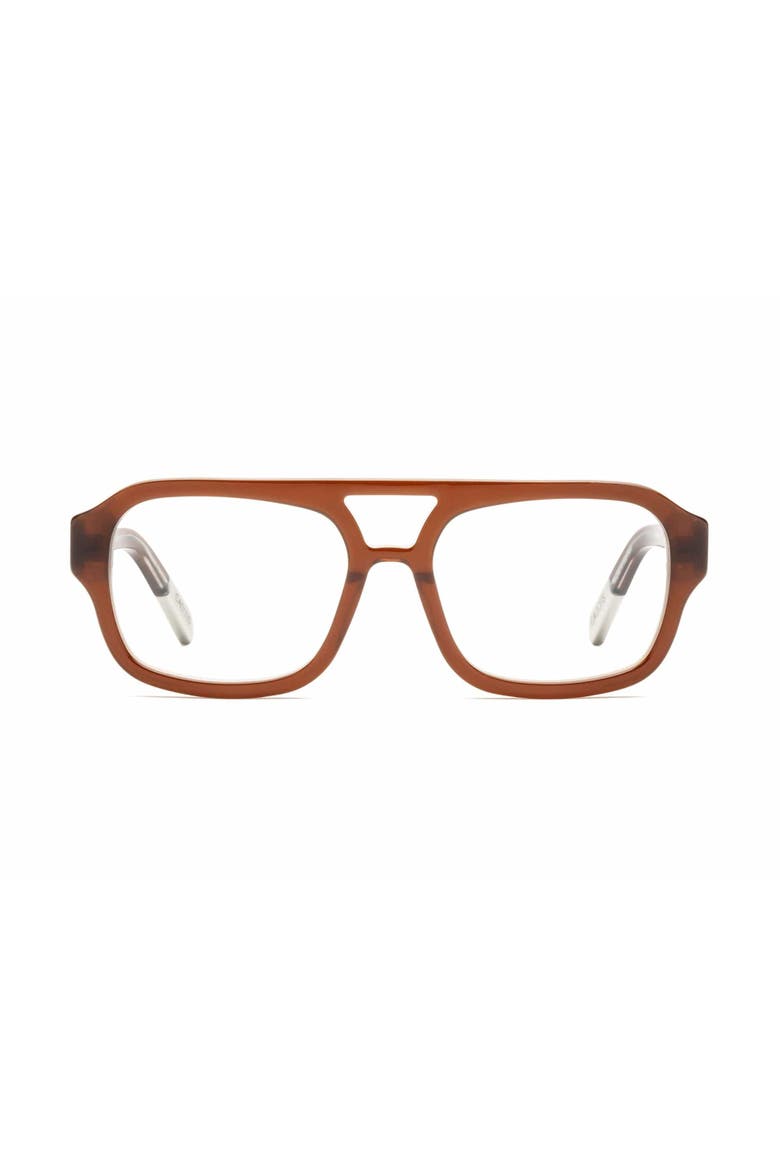 Neta | Reading Glasses, Alternate, color, Polished Gopher