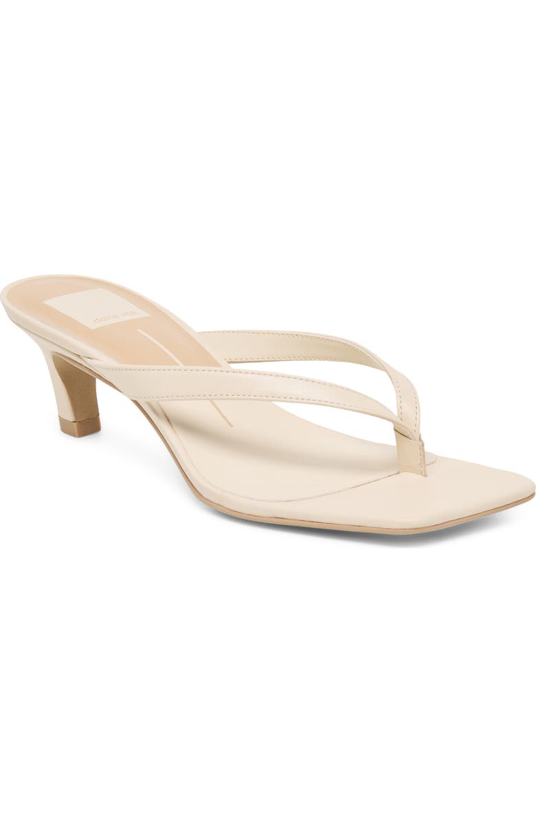 Dolce Vita Ramia Kitten Heel Flip Flop, Main, color, Bone Leather
