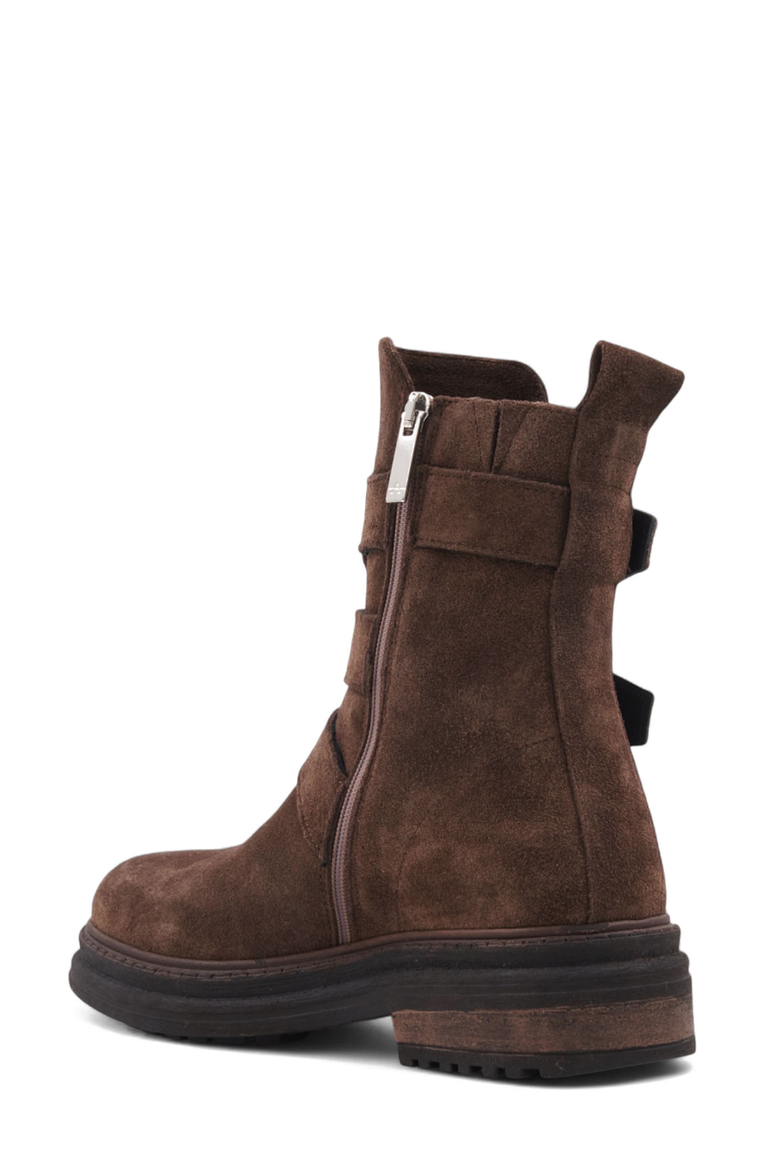 Aquatalia Follina Weatherproof Bootie, Alternate, color, Taupe Suede