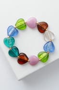 Noonday Lampwork Heart Bracelet