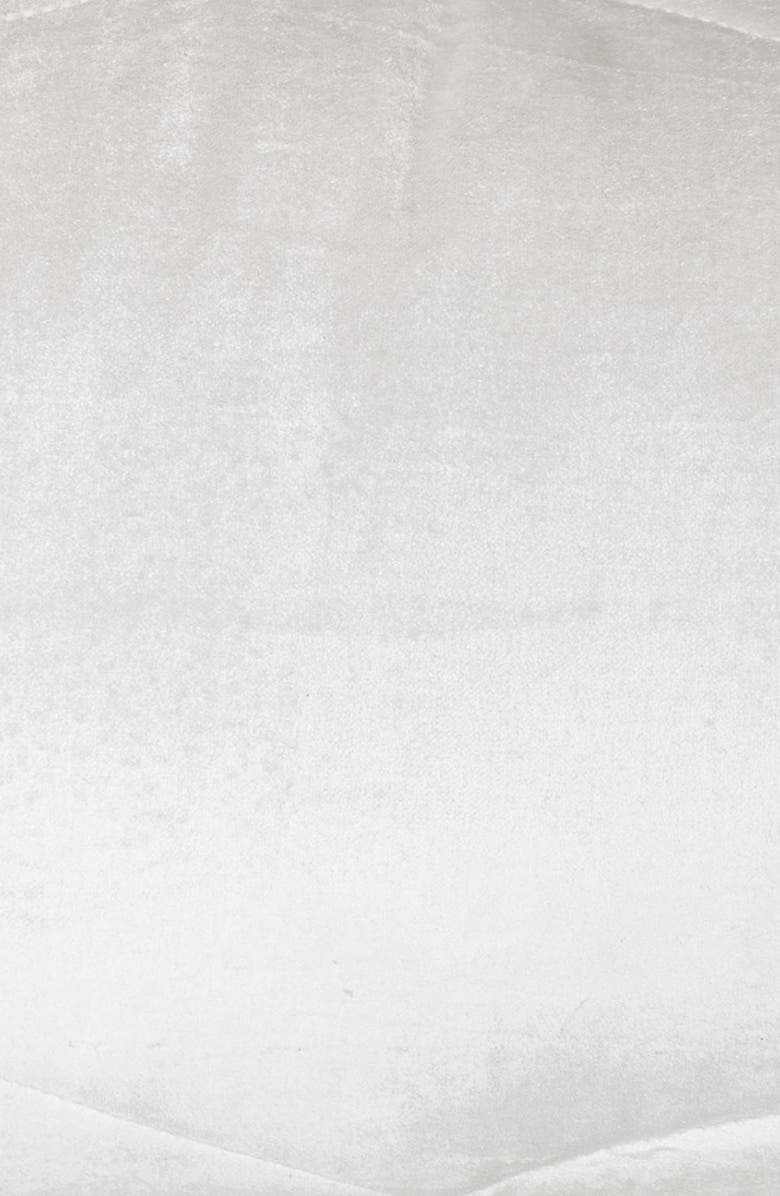 PARKLAND COLLECTION Velvet Pillow, Alternate, color, White