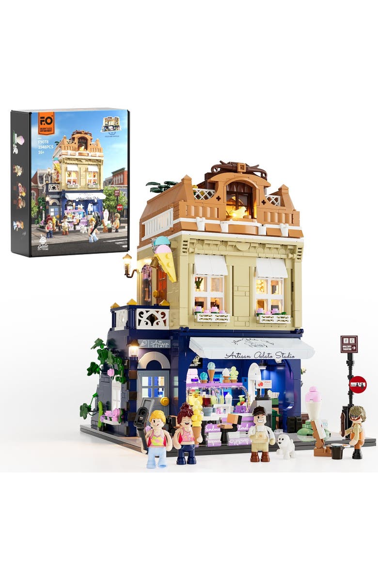 Gelato Store Lighting Building Set Model CT1948G, Main, color, Multicolor