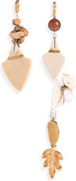 Isabel Marant Asymmetric Drop Earrings