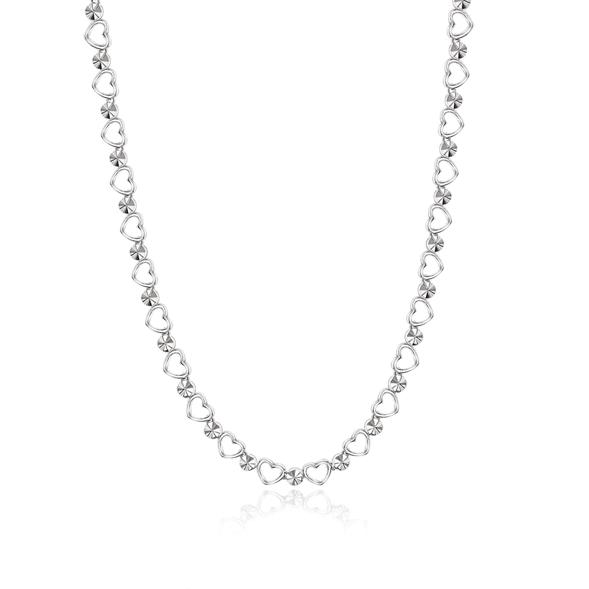 Donatello Gian Diamond Cut And Hearts Necklace | Nordstrom