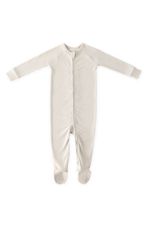 Fitted Organic Cotton One-Piece Footie Pajamas
