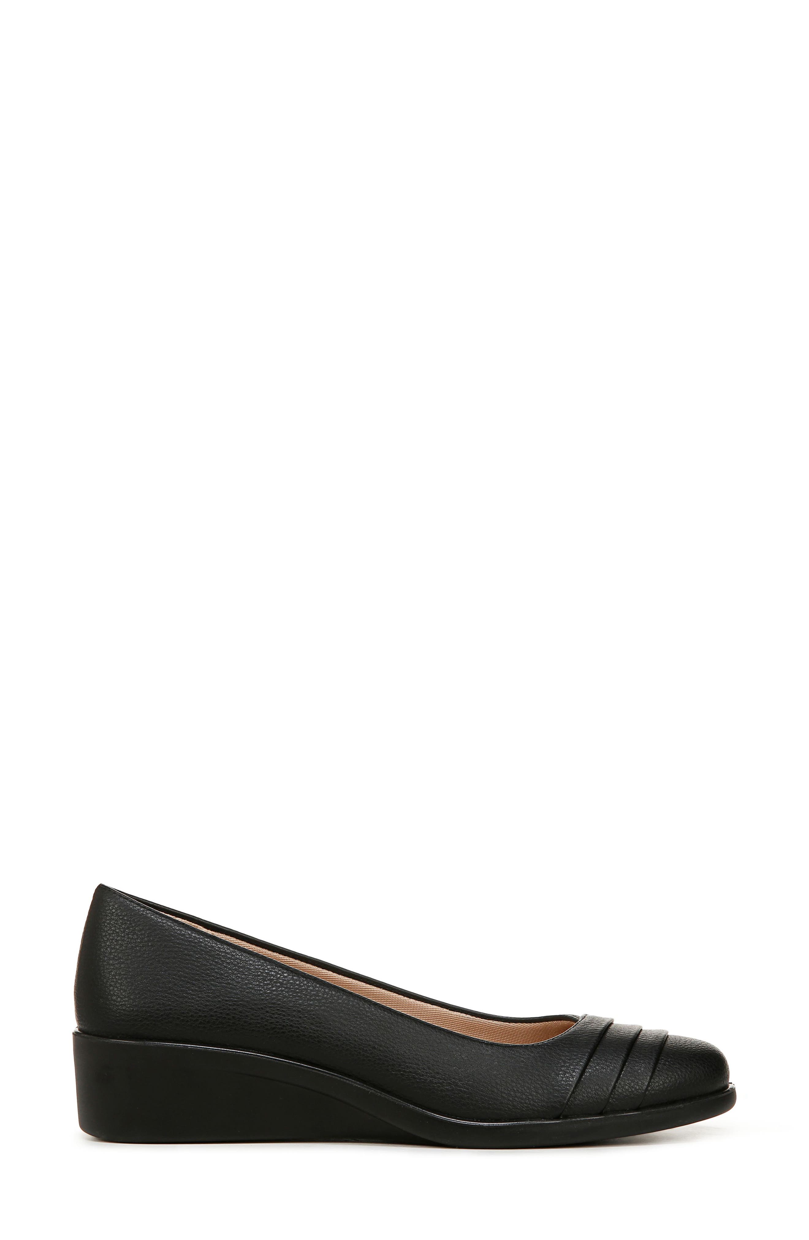 Jenna Wedge Pump, Alternate, color, BLACK