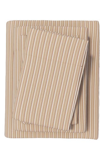 Woven & Weft Plaid 4-piece Flannel Bed Sheet Set In Brown