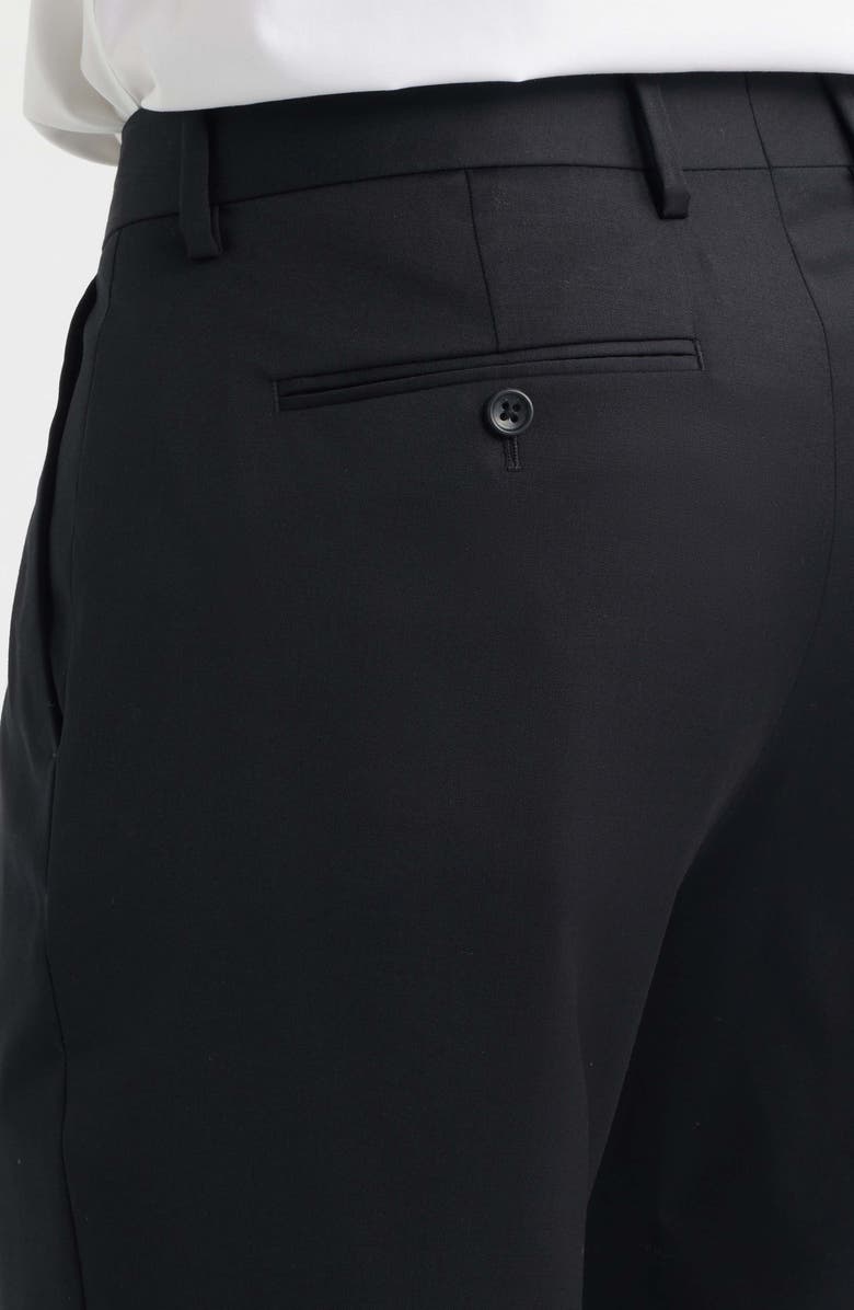 Bonobos Jetsetter Athletic Fit Stretch Wool Suit Pants, Alternate, color, Black
