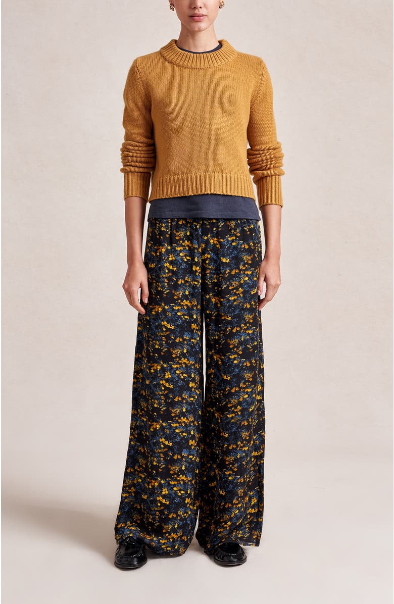 La Ligne Freya Pant, Main, color, Yellow Flower Fields