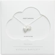 Estella Bartlett Double Heart Charm Necklace