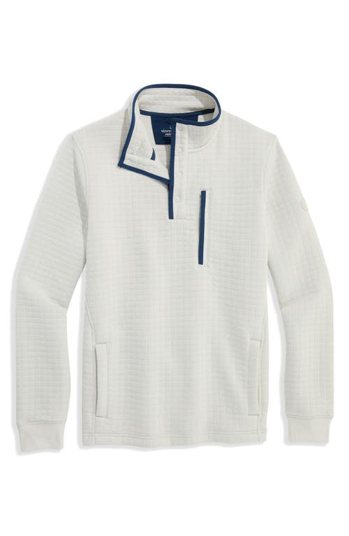Vineyard Vines Quilted Quarter Snap Pullover In Multi