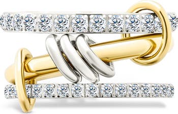 Garwyn Cubic Zirconia Linked Stacking Ring