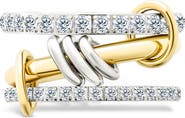 Sterling Forever Garwyn Cubic Zirconia Linked Stacking Ring