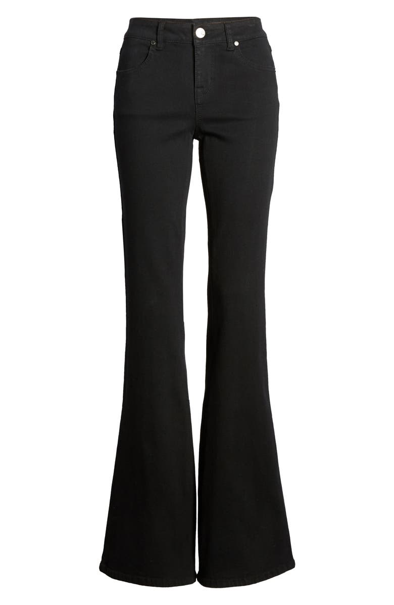 1822 Denim Flare Jeans, Alternate, color, Black