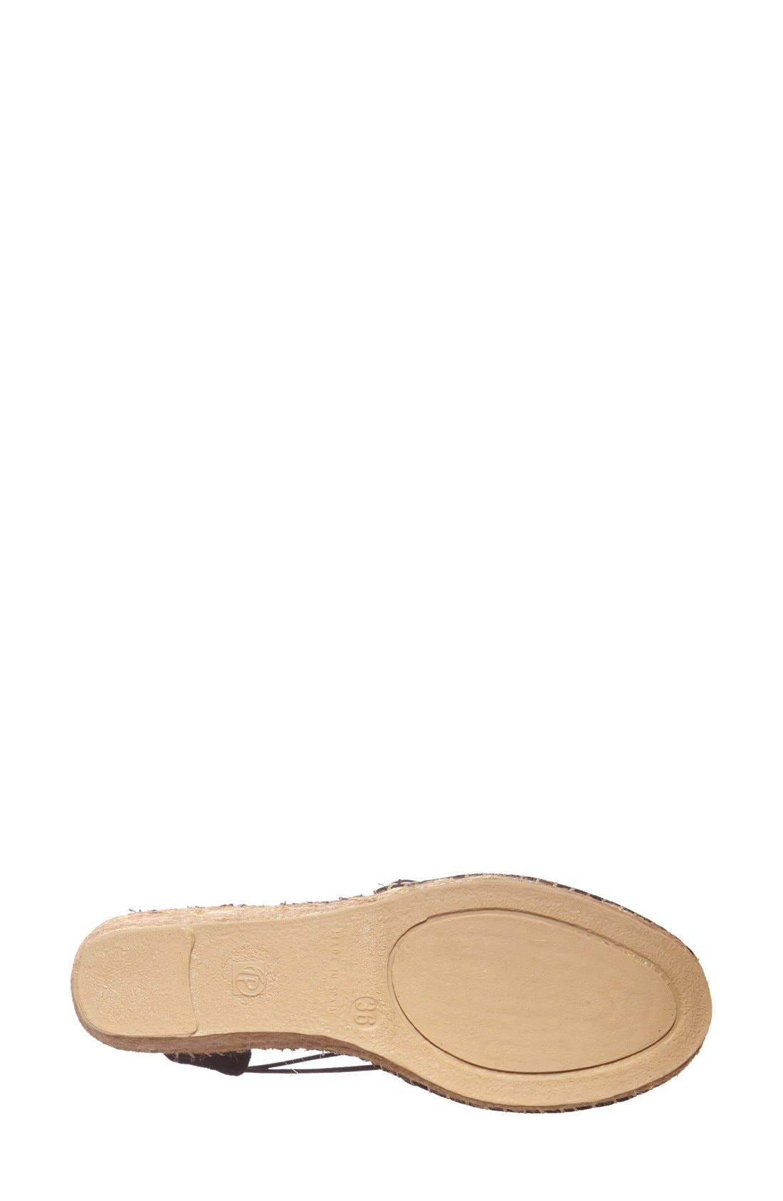 'Tremp' Slingback Espadrille Sandal, Alternate, color, BLACK