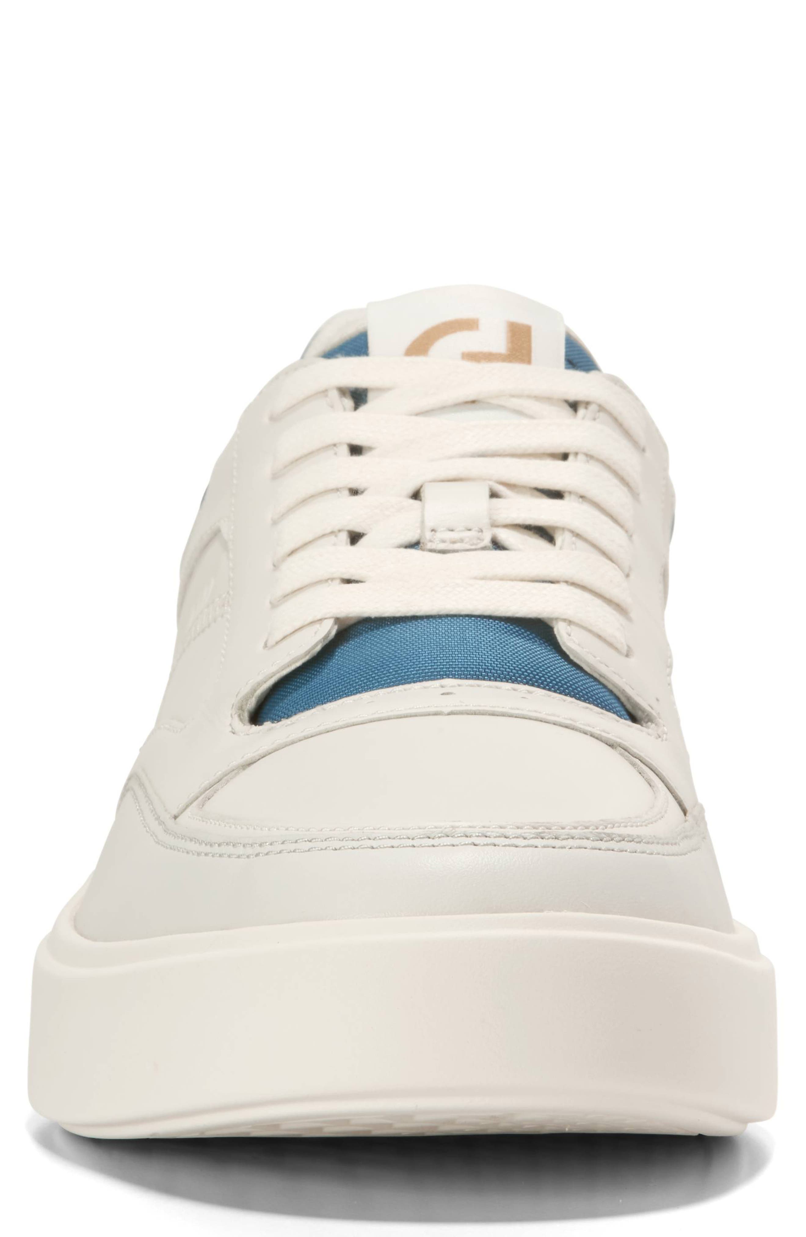 Cole Haan Grand Crosscourt Traveler Setshot Sneaker, Alternate, color, Ivory / Dark Blue / Ivory