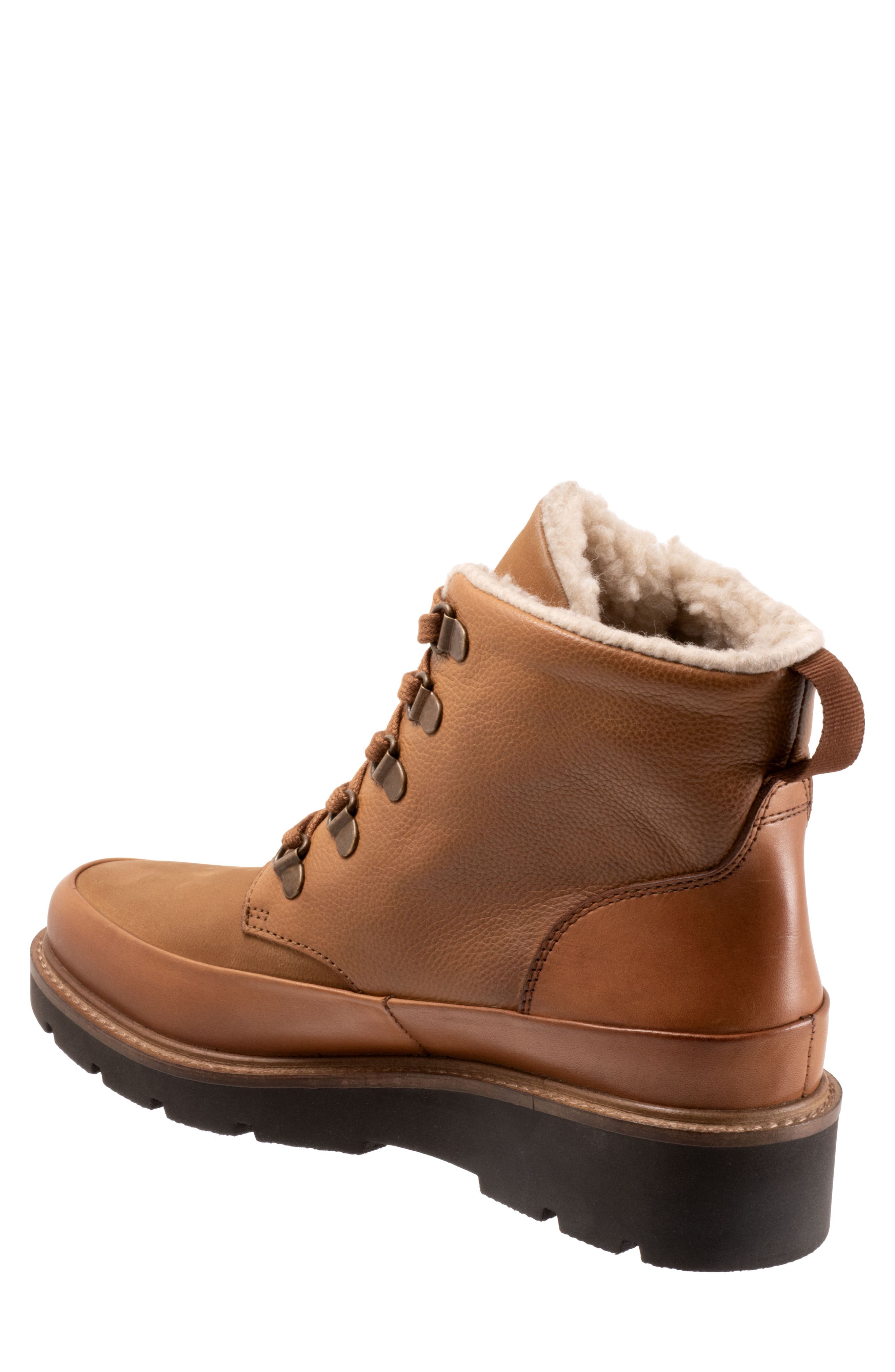 SoftWalk<sup>®</sup> Whitney Faux Shearling Lined Boot, Alternate, color, Luggage
