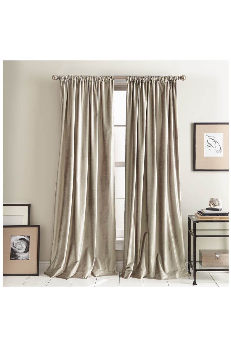 Modern Knotted Velvet Set of 2 Window Panels video